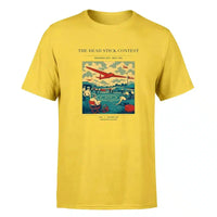 Thumbnail for VINTAGE G4257 - The Dead Stick Contest - Premium T-Shirt design on yellow premium t shirt