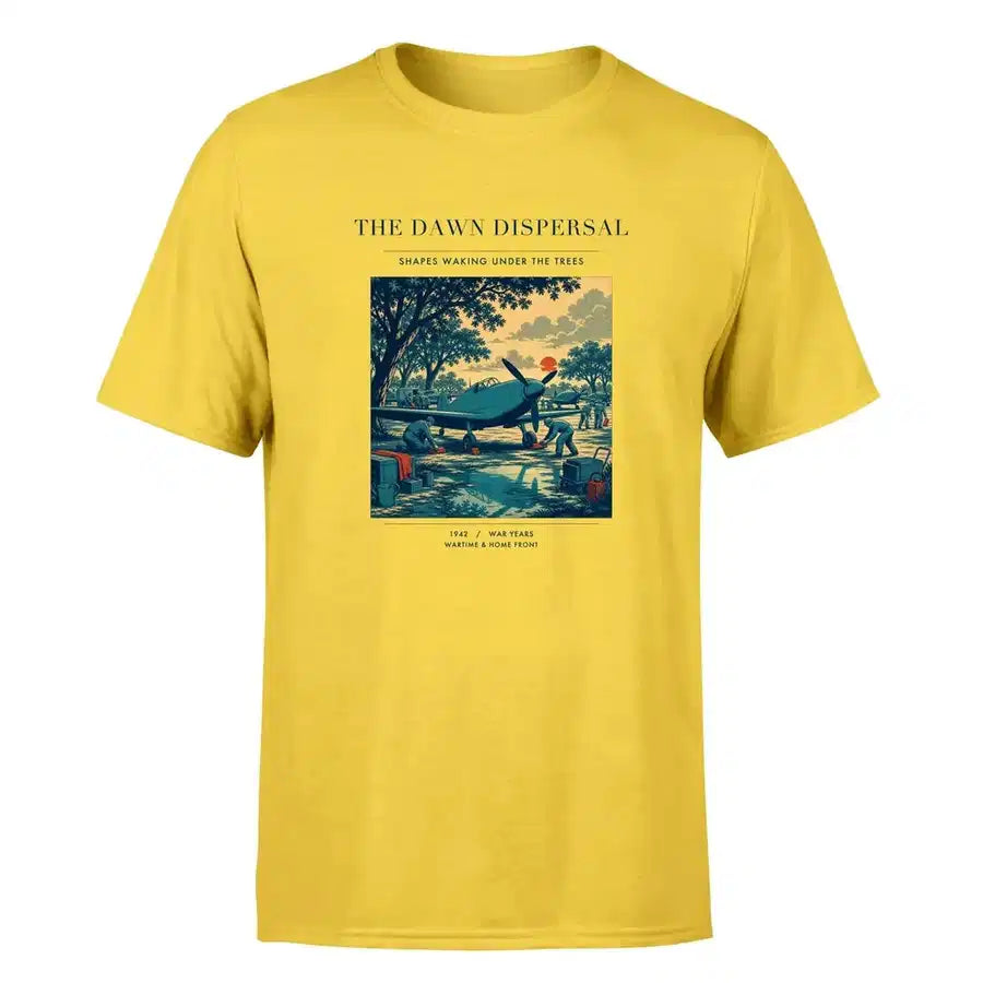 VINTAGE G4531 - The Dawn Dispersal - Premium T-Shirt design on yellow premium t shirt