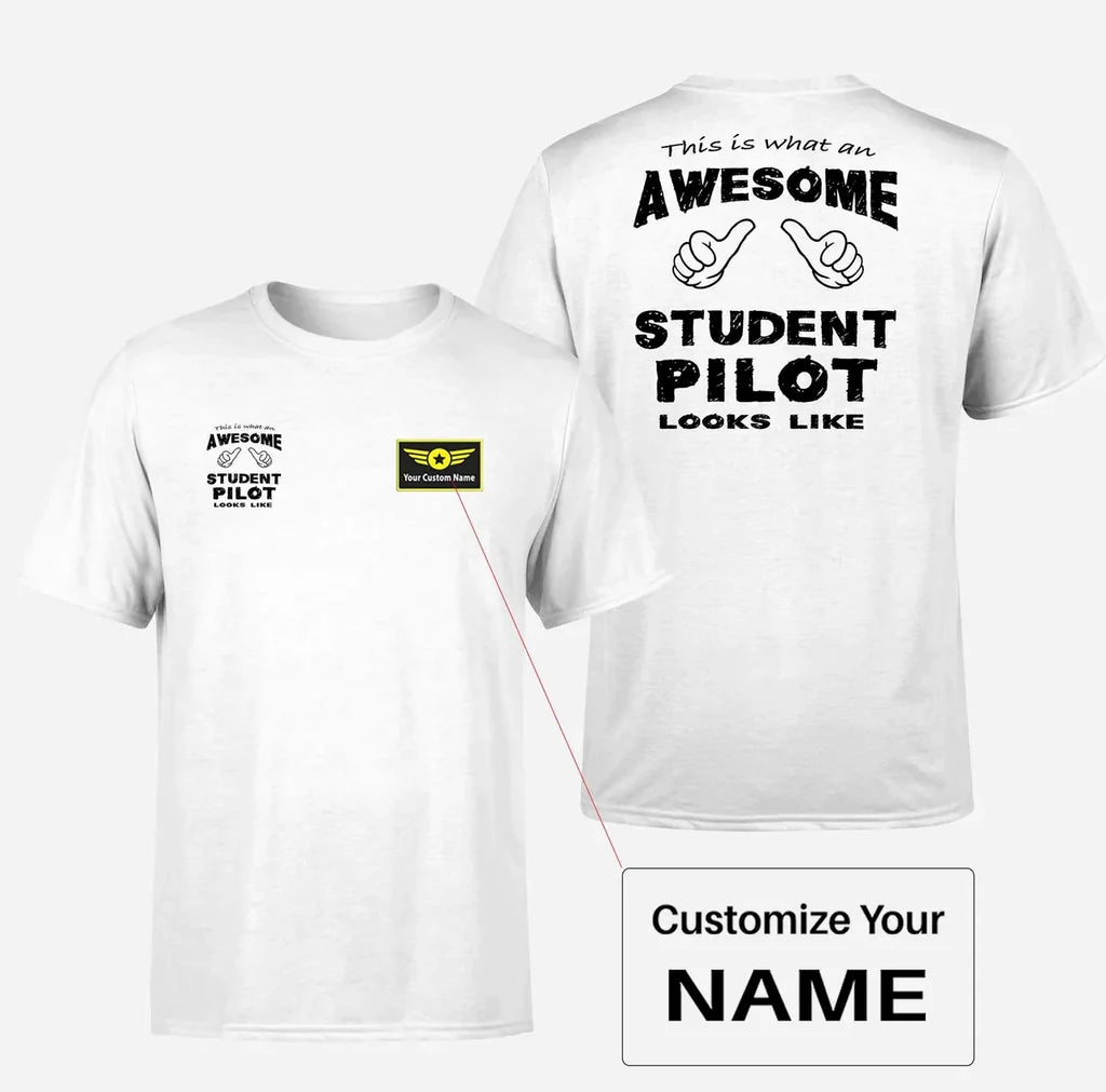 Customisable Student Pilot T-Shirt - view 3