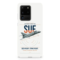 Thumbnail for Dassault Super Étendard design on samsung case - white