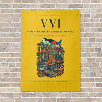 Thumbnail for Viru Viru International Airport VVI - Canvas No Frame - Yellow
