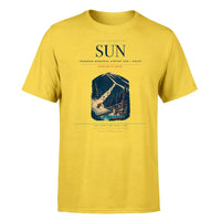Thumbnail for Friedman Memorial Airport (SUN) T-Shirt single-side front print in Yellow | friedman-memorial-airport-sun-double-side-t-shirt
