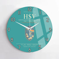 Thumbnail for Huntsville International Airport HSV Wall-Clock No-Frame - Turquoise