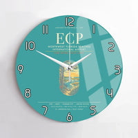 Thumbnail for Northwest Florida Beaches International Airport ECP Wall-Clock No-Frame - Turquoise