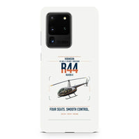 Thumbnail for Robinson R44 Raven II design on samsung case - white