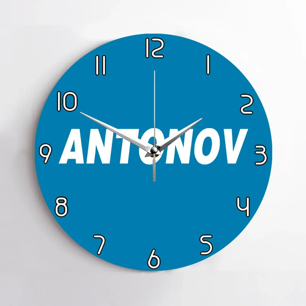 Antonov & Text Wall Clock - view 6