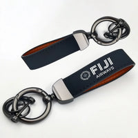 Thumbnail for FijiAirways Airlines Horseshoe Buckle key chain in navy blue