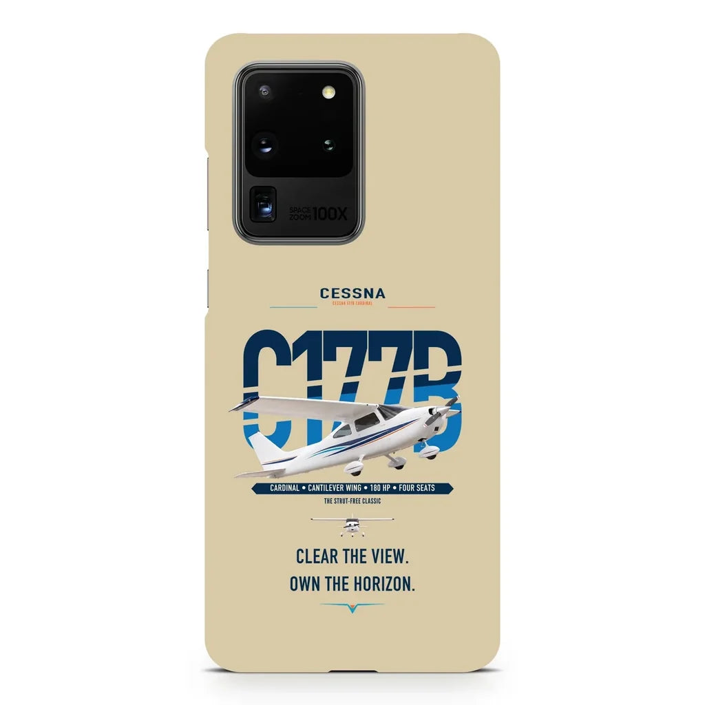 Cessna 177B Cardinal design on samsung case - beige