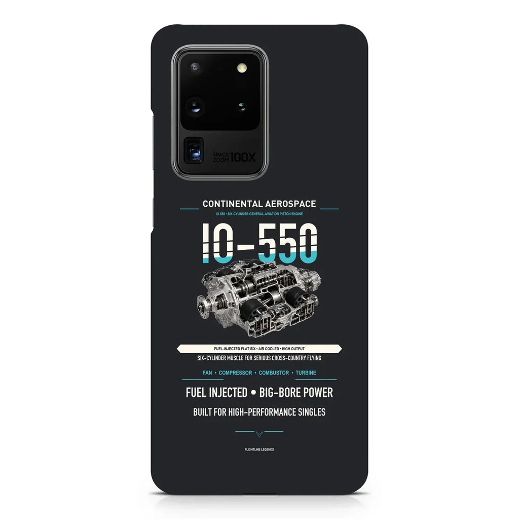 IO-550 design on samsung case - black
