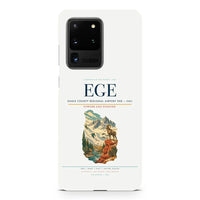 Thumbnail for Eagle County Regional Airport EGE — Vail design on samsung case - white