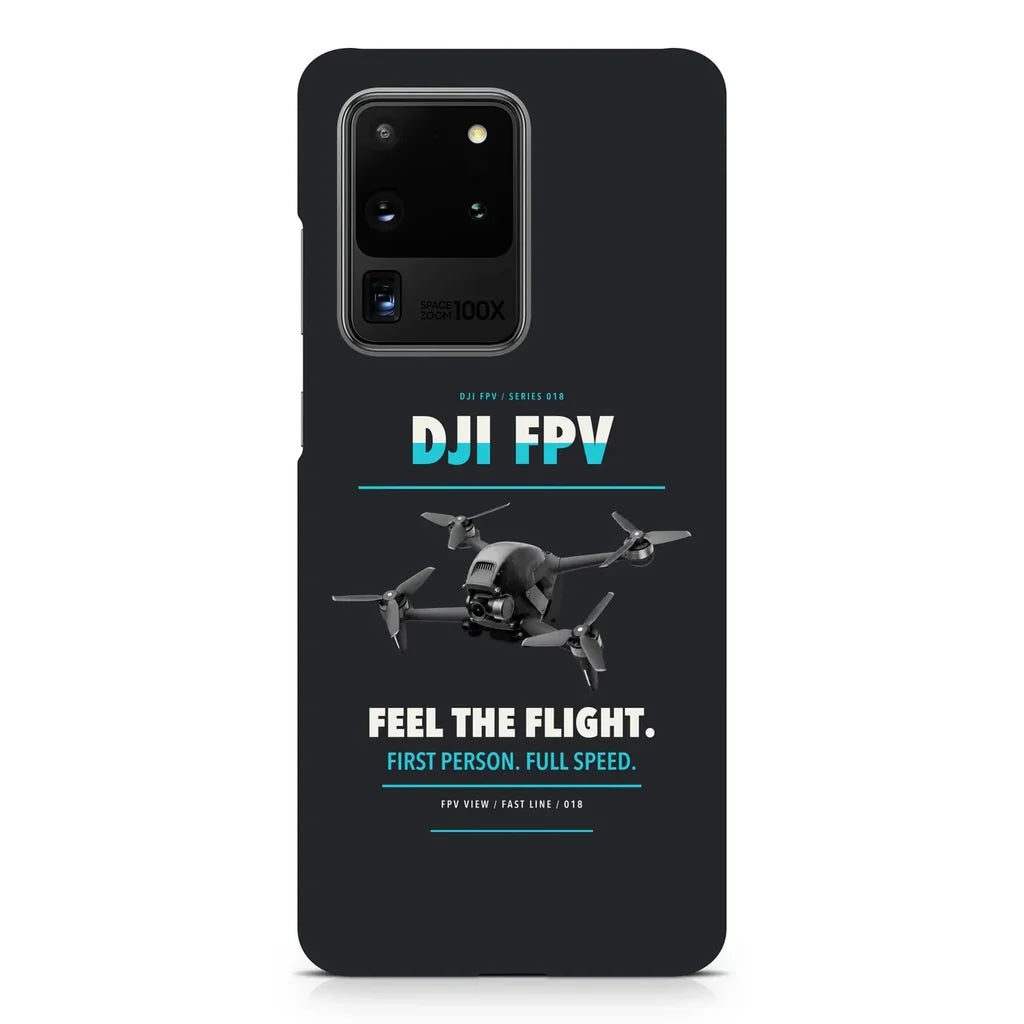 DJI FPV design on samsung case - black
