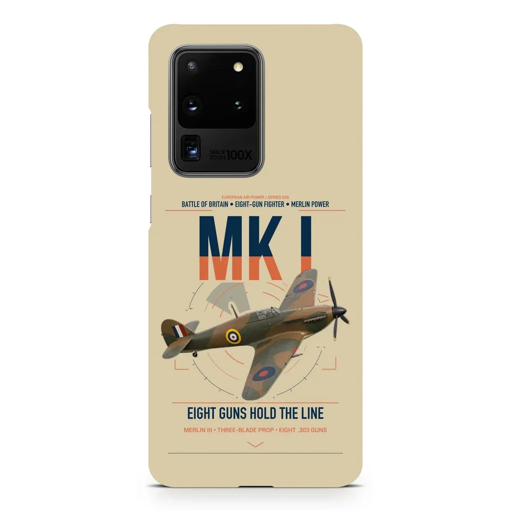 Hawker Hurricane Mk I design on samsung case - beige