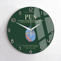 Thumbnail for Gimhae International Airport Busan PUS Wall-Clock No-Frame - Dark Green