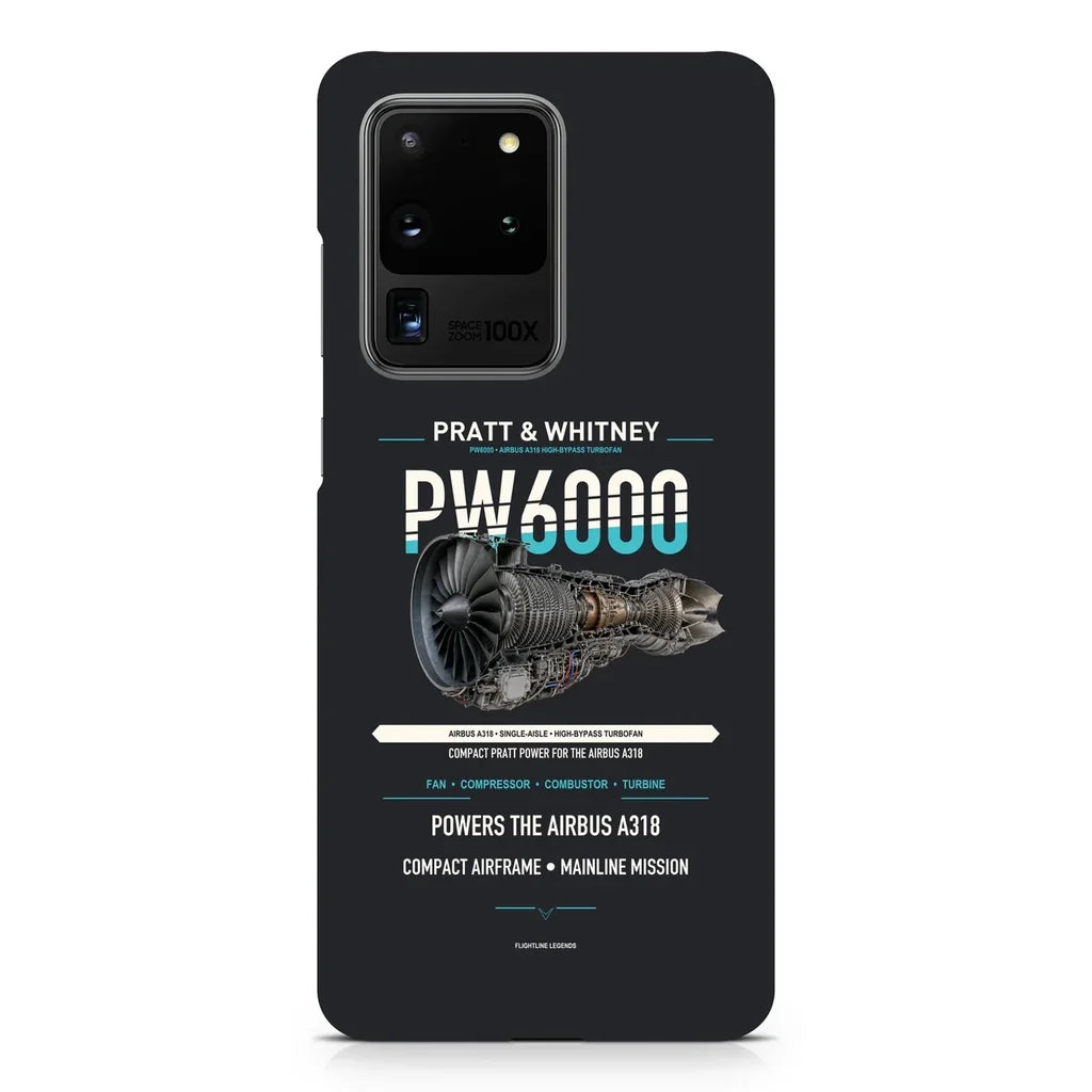 PW6000 design on samsung case - black
