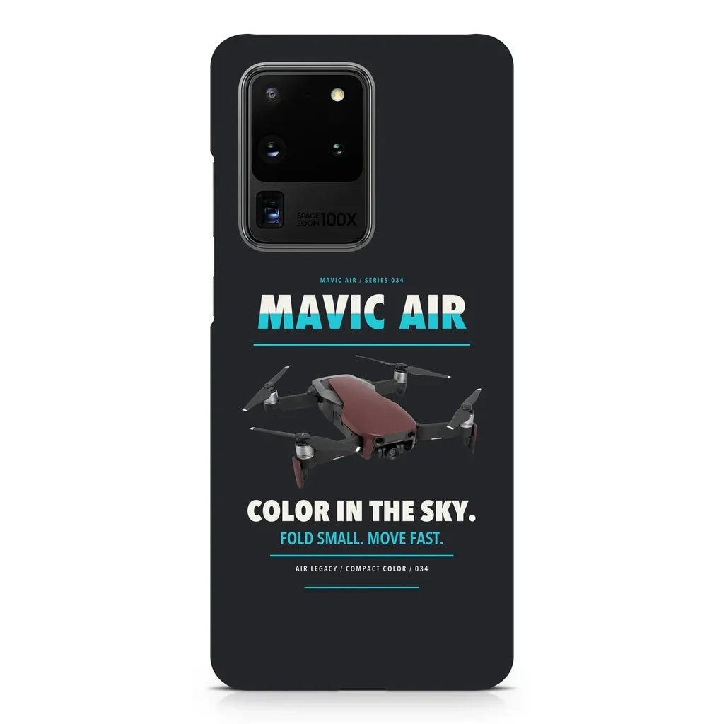 DJI Mavic Air design on samsung case - black
