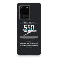 Thumbnail for Cessna Citation 550 - Citation II design on samsung case - black