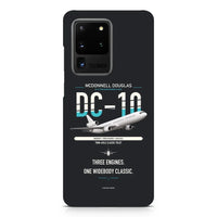 Thumbnail for McDonnell Douglas DC-10 design on samsung case - black