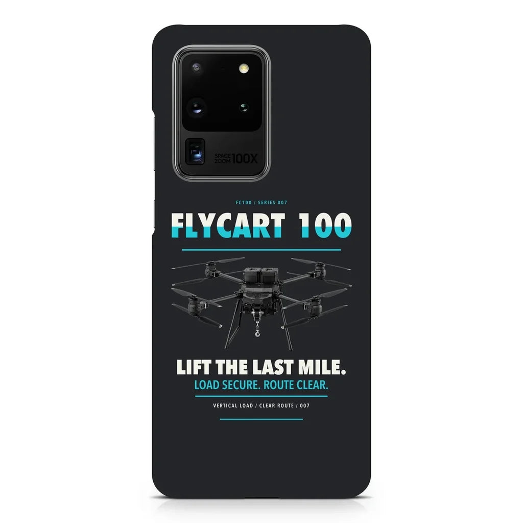 DJI FlyCart 100 design on samsung case - black