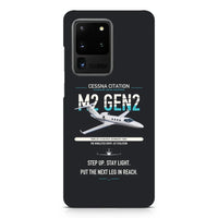 Thumbnail for Cessna Citation M2 Gen2 design on samsung case - black