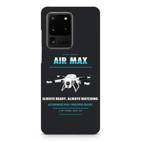 Thumbnail for Percepto Air Max design on samsung case - black