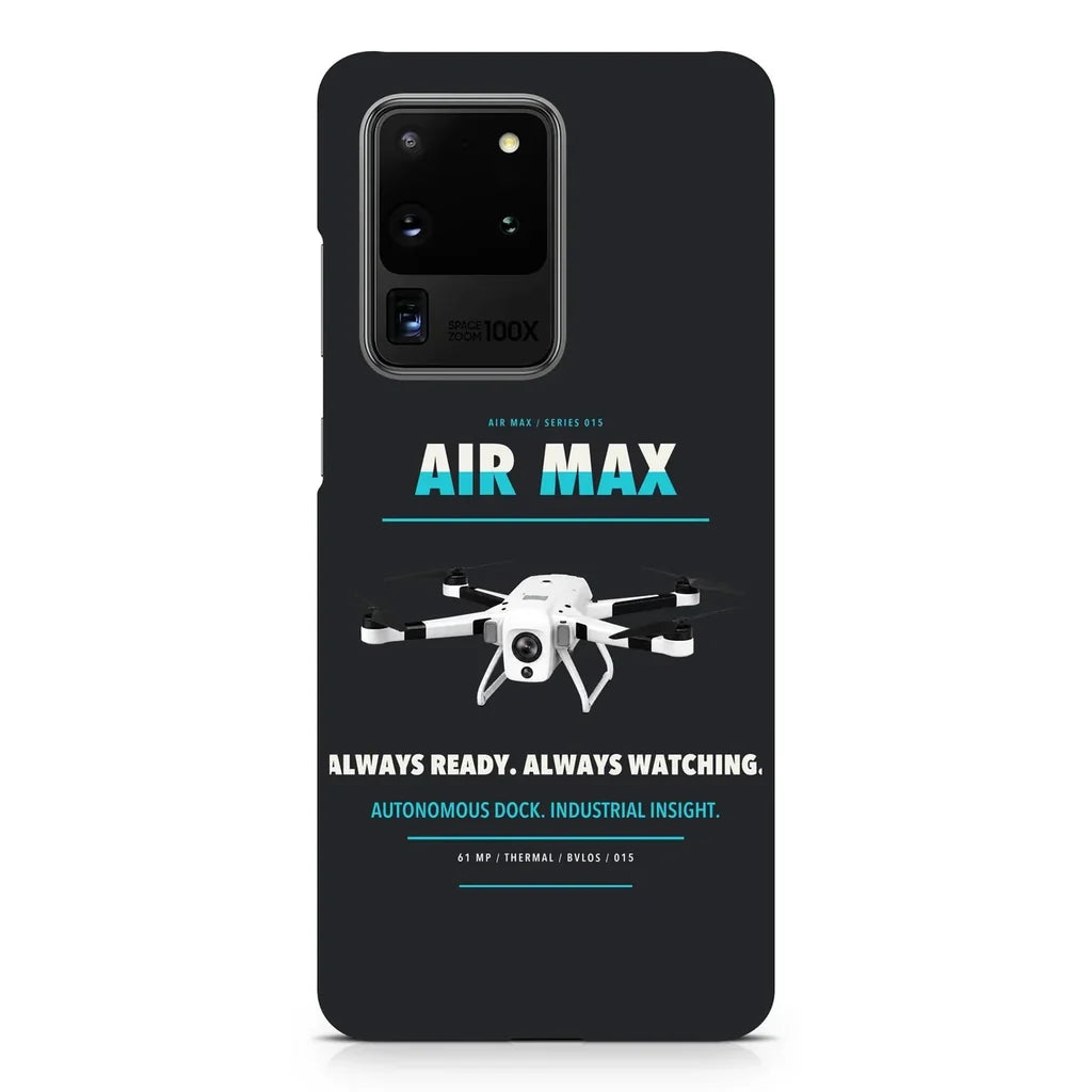 Percepto Air Max design on samsung case - black