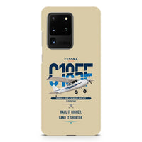 Thumbnail for Cessna A185F Skywagon design on samsung case - beige