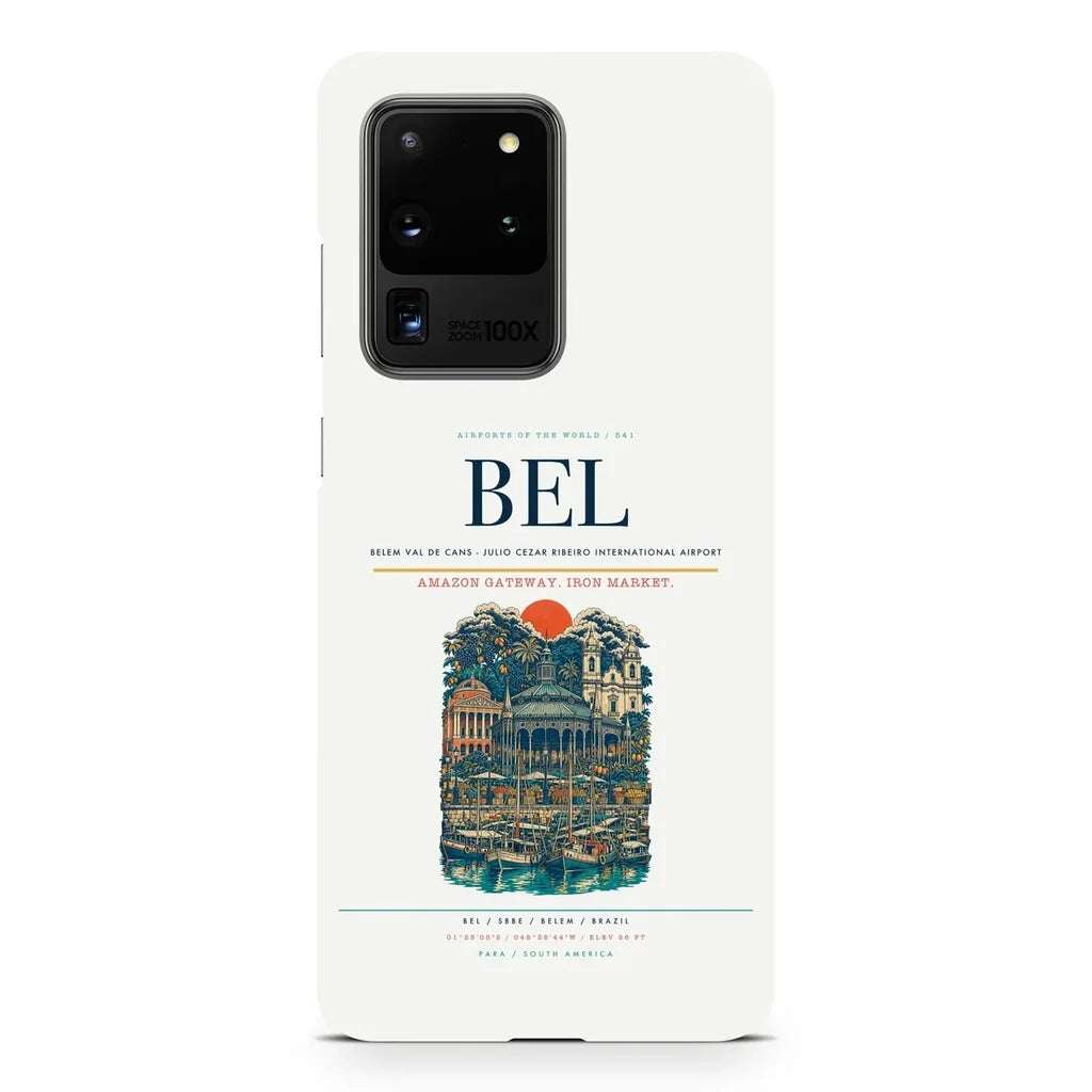 Belem Val de Cans - Julio Cezar Ribeiro International Airport BEL design on samsung case - white