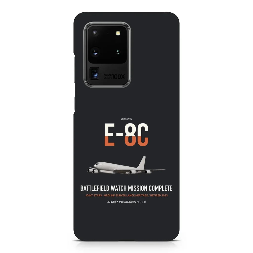 E-8C Joint STARS design on samsung case - black