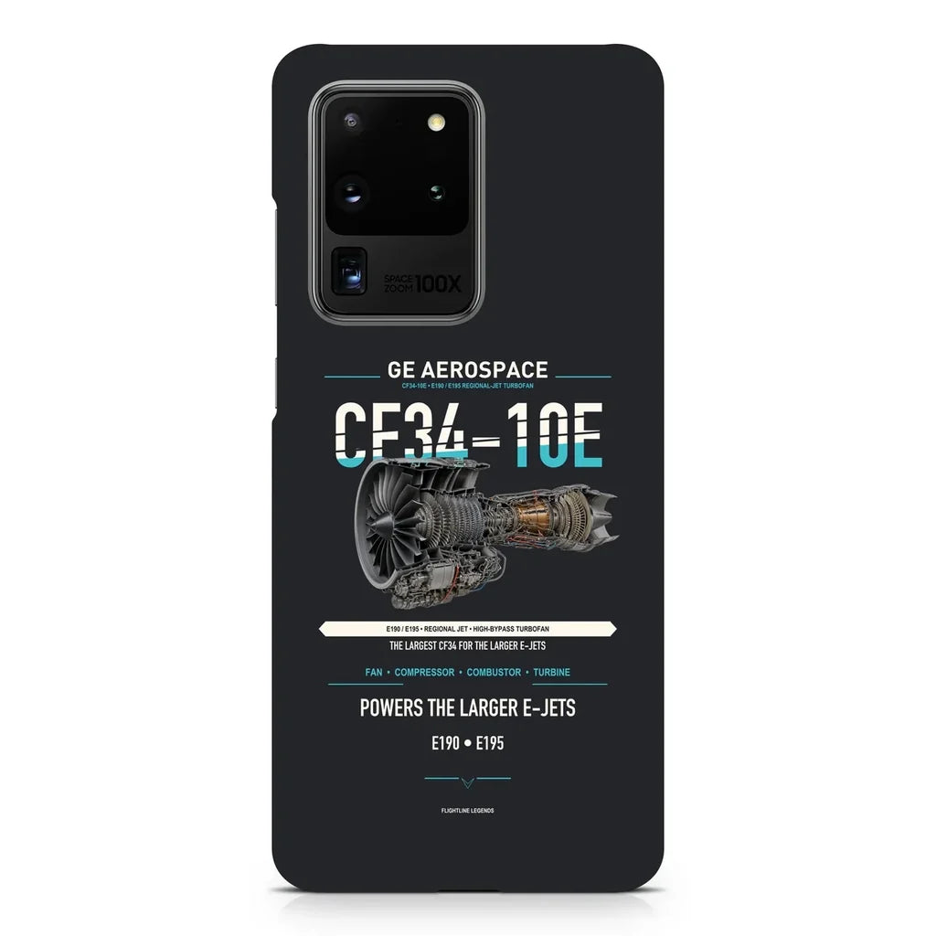CF34-10E design on samsung case - black
