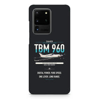 Thumbnail for Daher TBM 960 design on samsung case - black
