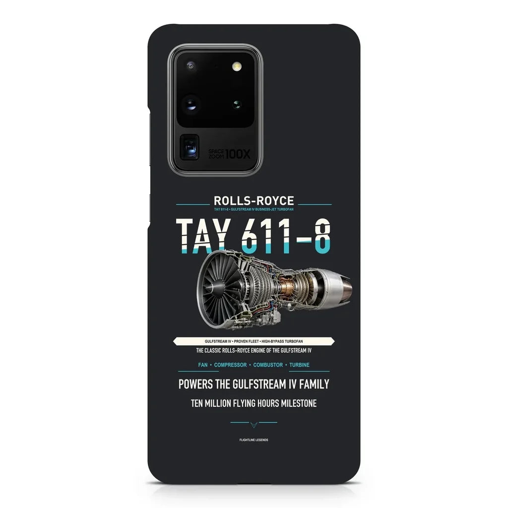 TAY 611-8 design on samsung case - black