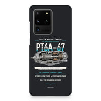 Thumbnail for PT6A-67 design on samsung case - black