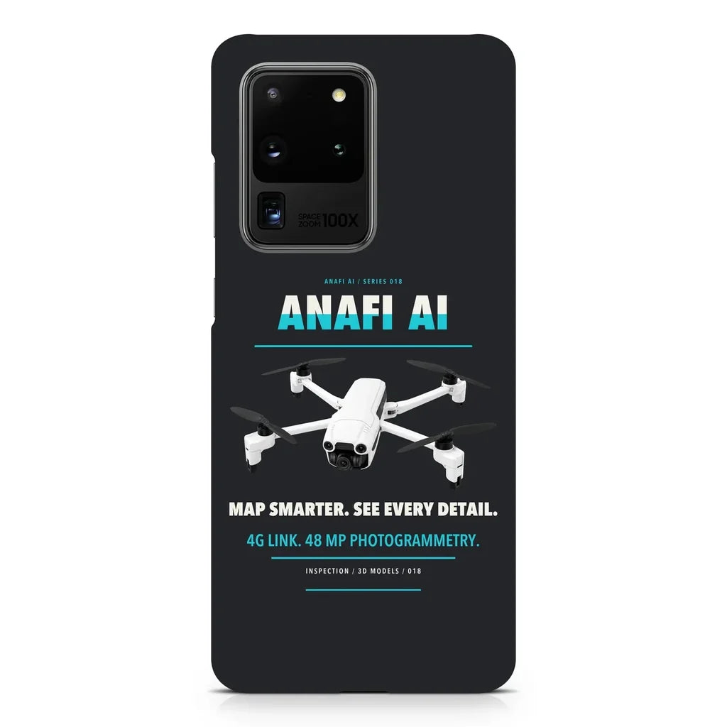 Parrot ANAFI Ai design on samsung case - black