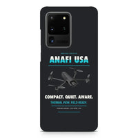 Thumbnail for Parrot ANAFI USA design on samsung case - black