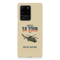 Thumbnail for Aérospatiale SA 330B Puma design on samsung case - beige