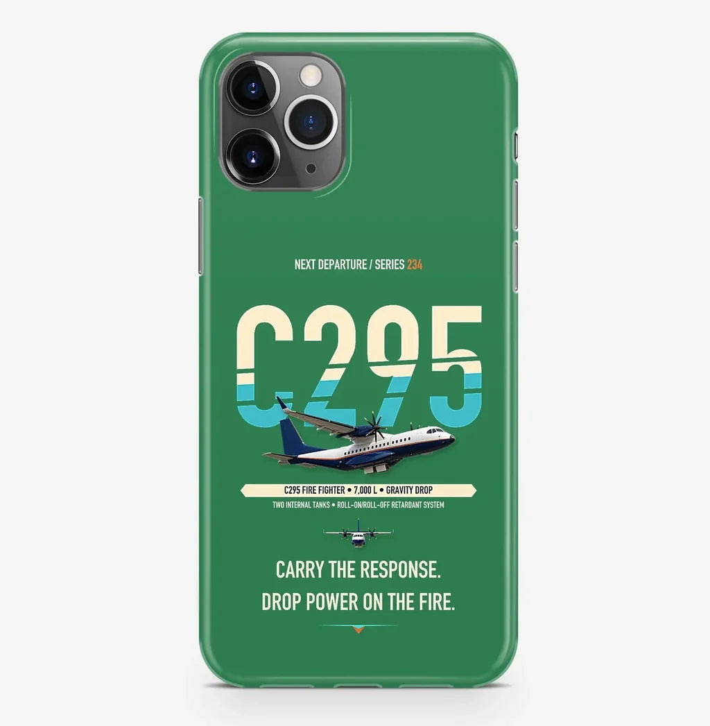 Airbus C295 Firefighter Case ProMax design on green iphone case promax