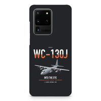 Thumbnail for WC-130J Hurricane Hunter design on samsung case - black