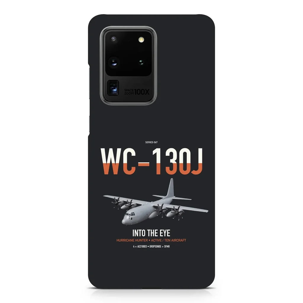 WC-130J Hurricane Hunter design on samsung case - black