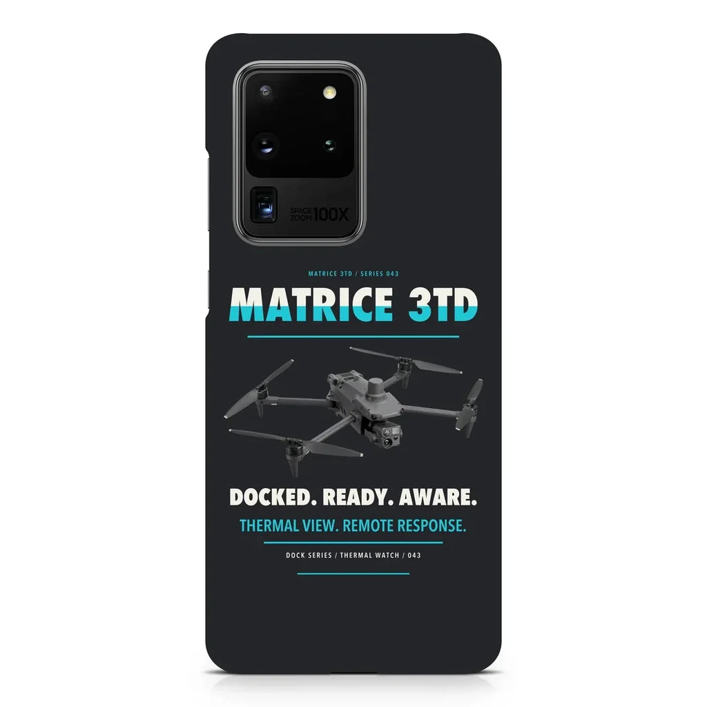DJI Matrice 3TD design on samsung case - black