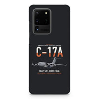 Thumbnail for C-17A Globemaster III design on samsung case - black