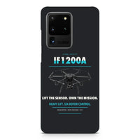 Thumbnail for Inspired Flight IF1200A design on samsung case - black