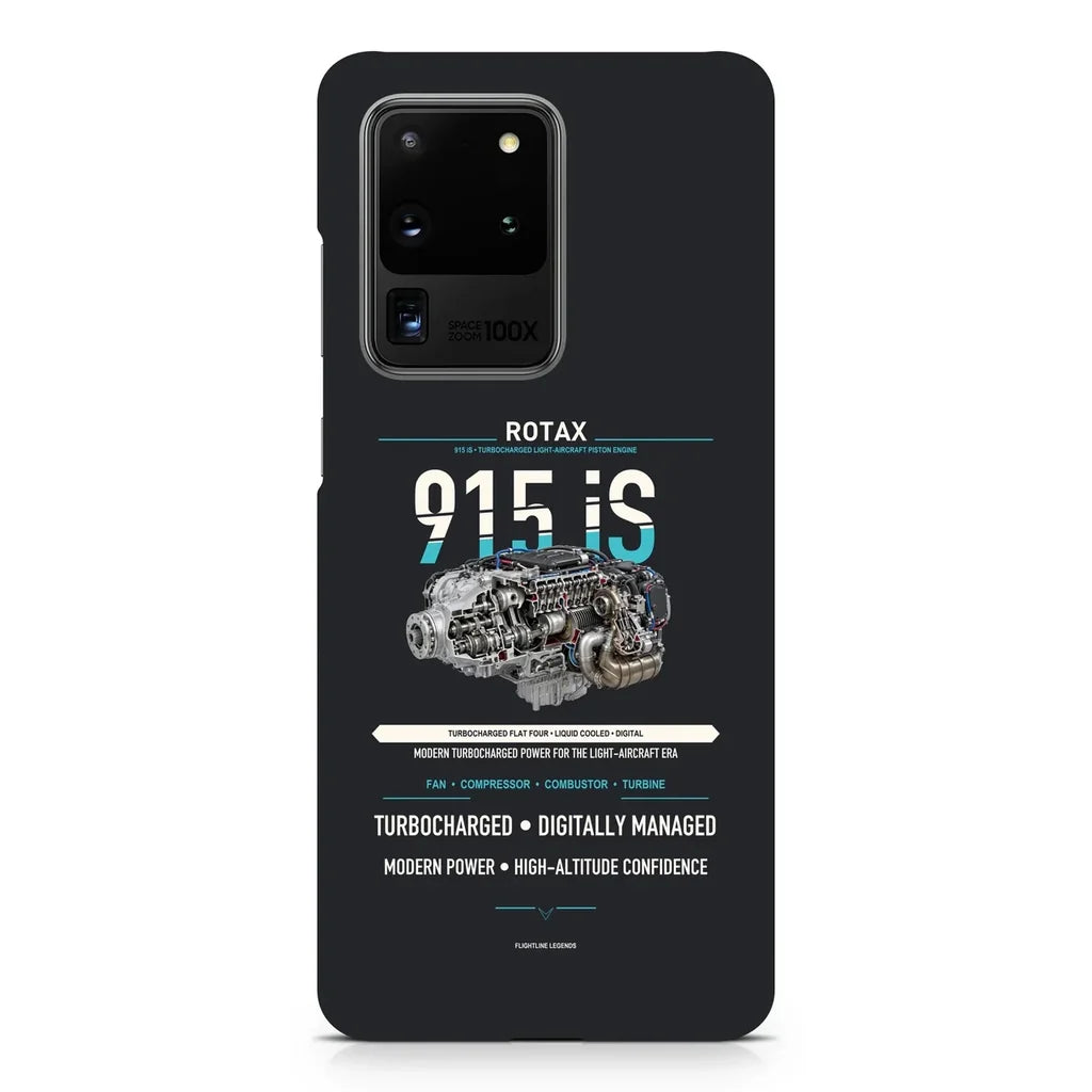 915 iS design on samsung case - black