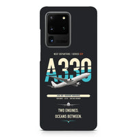 Thumbnail for Airbus A330-300 design on samsung case - black