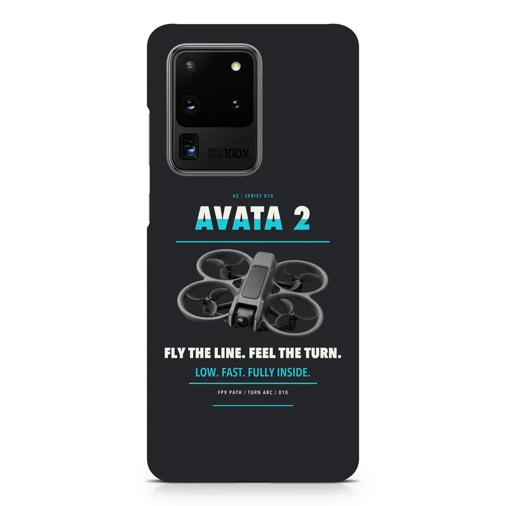 DJI Avata 2 design on samsung case - black