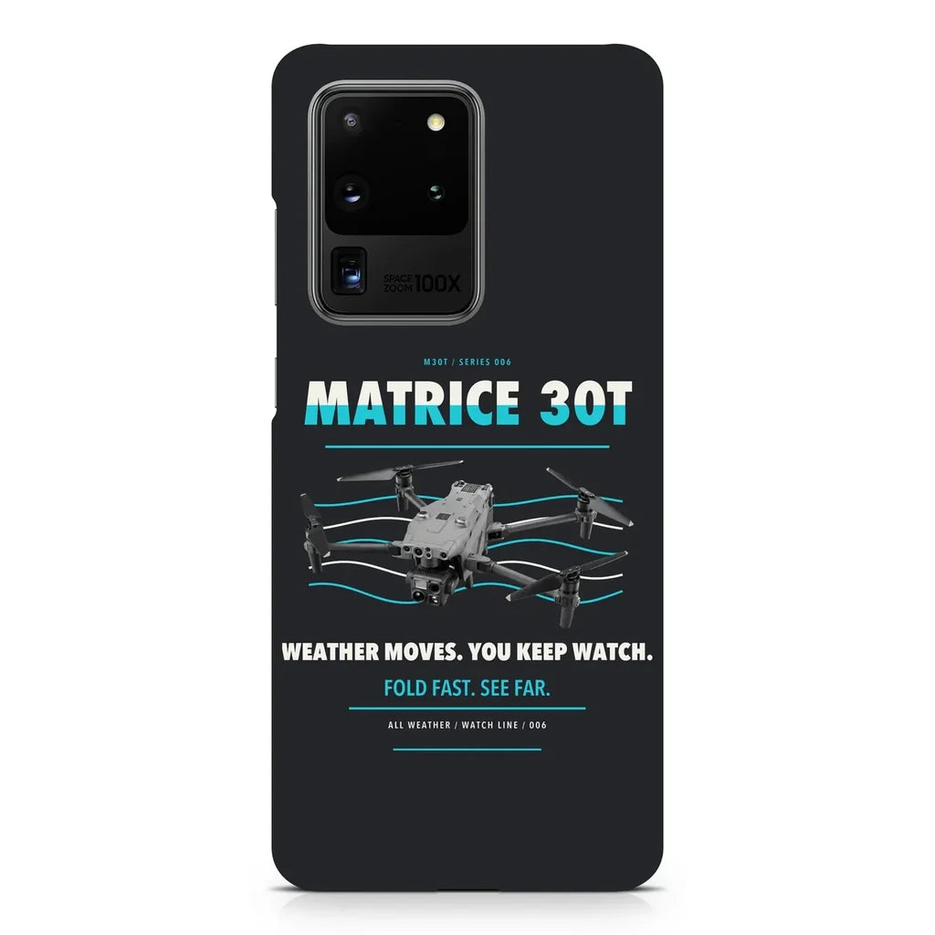 DJI Matrice 30T design on samsung case - black