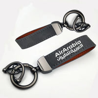 Thumbnail for Air Arabia Horseshoe Buckle key chain in gray