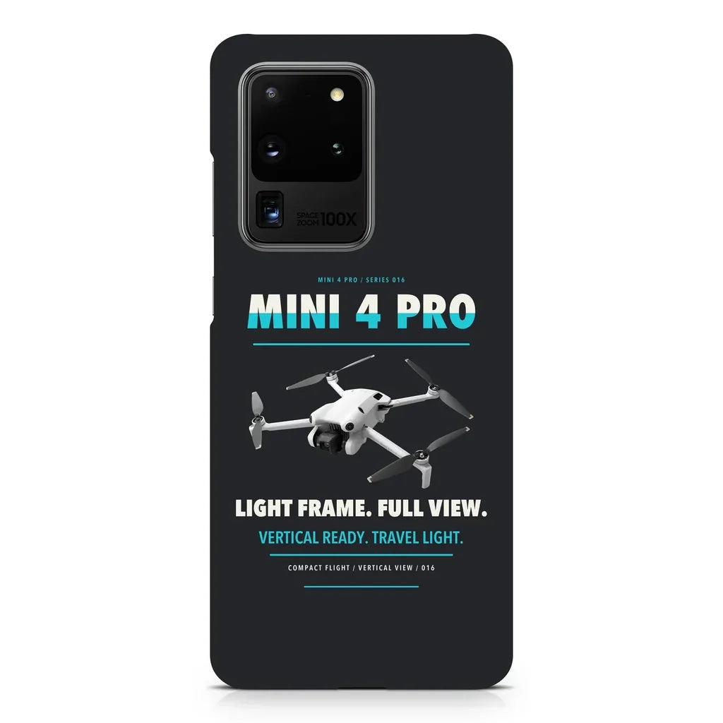 DJI Mini 4 Pro design on samsung case - black