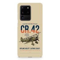 Thumbnail for Fiat CR.42 Falco design on samsung case - beige