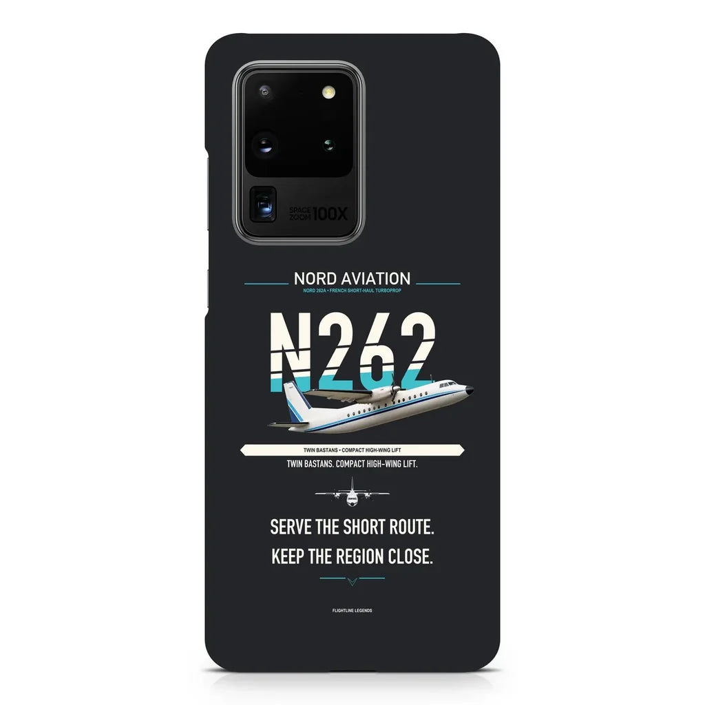 Nord 262A design on samsung case - black
