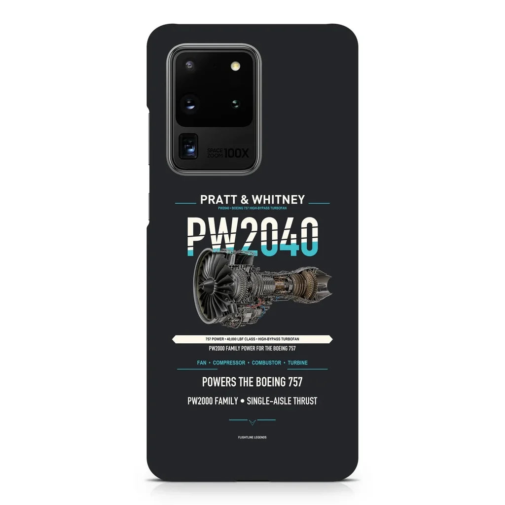 PW2040 design on samsung case - black